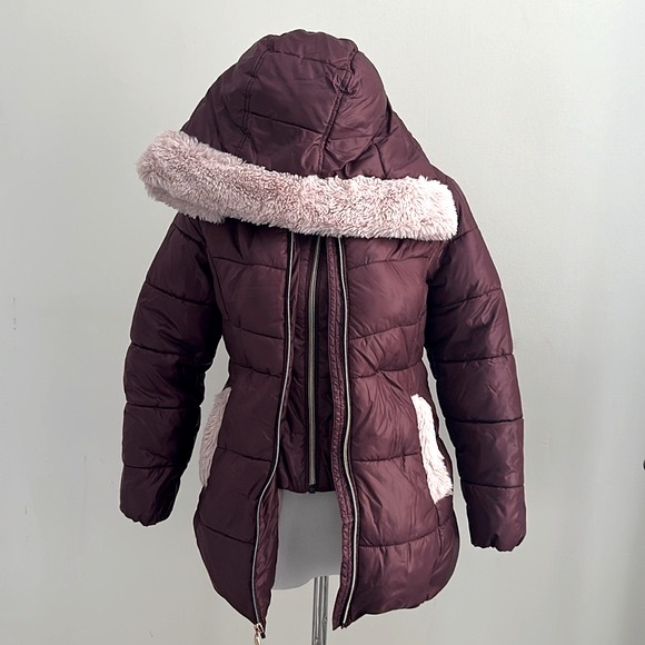 MICHAEL-MICHAEL KORS || Girls Hooded Puffer Winter Jacket. Sz. 10/12 - Picture 4 of 15